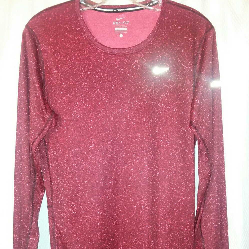 Nike Dri-fit top with reflective markings